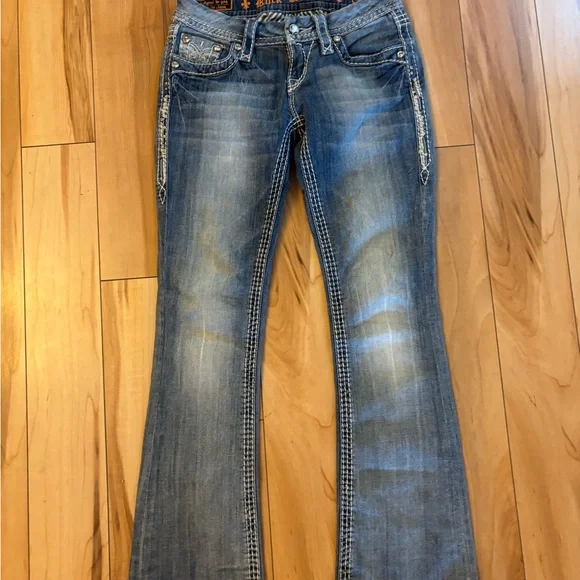 Rock Revival Women's Boot Cut Jeans in Blue - Picture 2 of 5